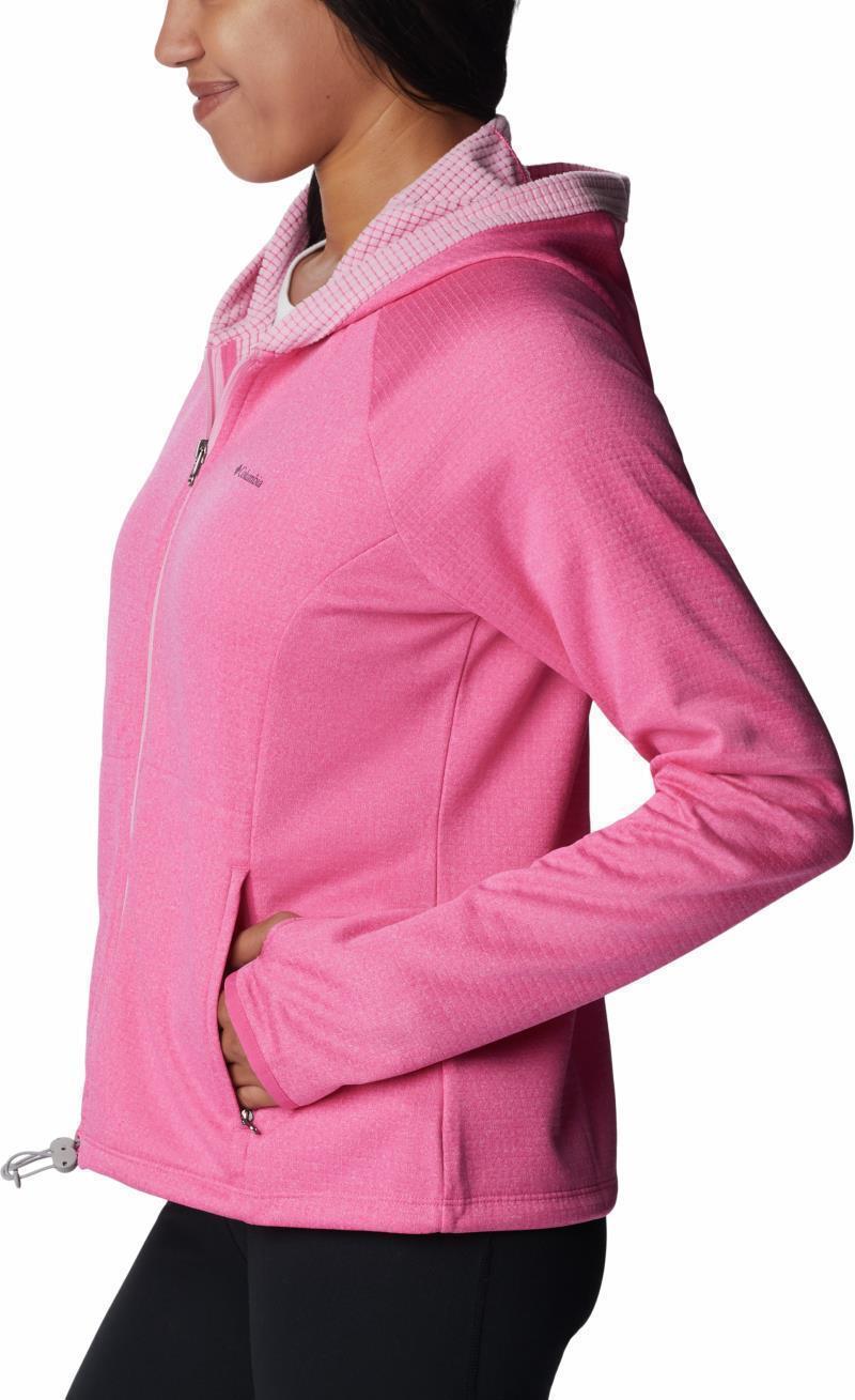 Boundless Trek Grid Fleece - Womens - Wild Geranium Heather / Wild Rose 7