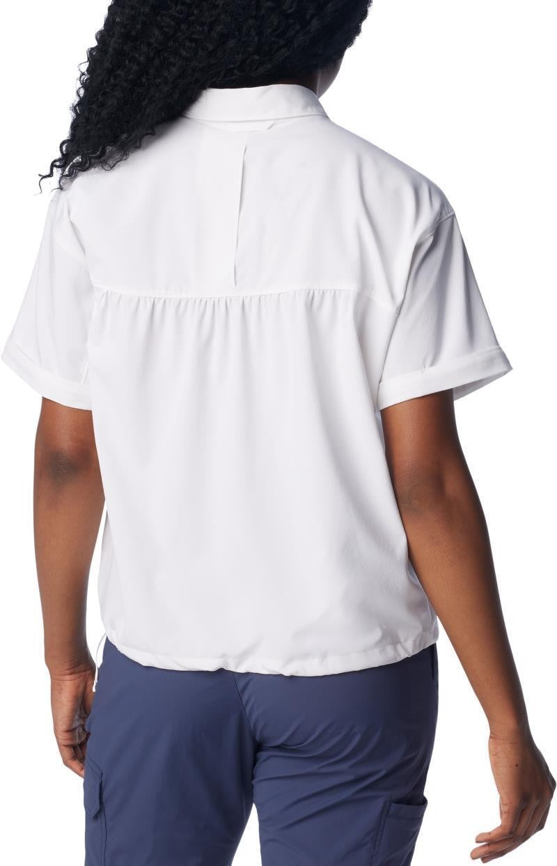 Boundless Trek SS Button Up II - Womens - white 1