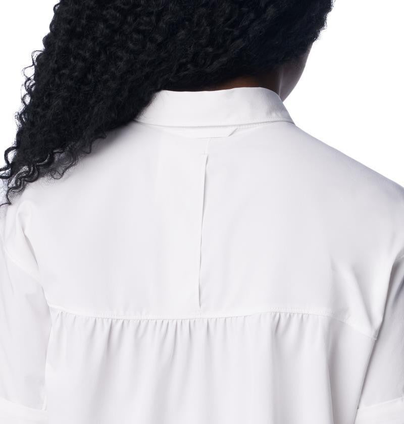 Boundless Trek SS Button Up II - Womens - white 1
