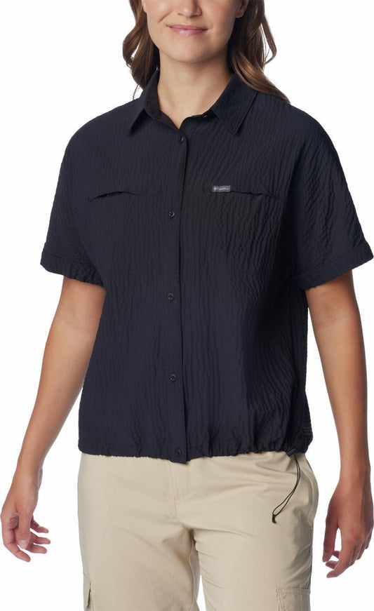 Boundless Trek SS Button Up - Womens - Black 1