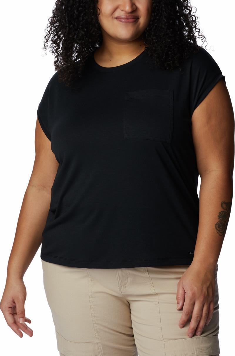 Boundless Trek SS Tee, Extended - Womens - Black 1