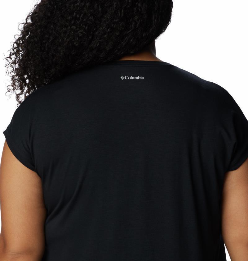 Boundless Trek SS Tee, Extended - Womens - Black 3