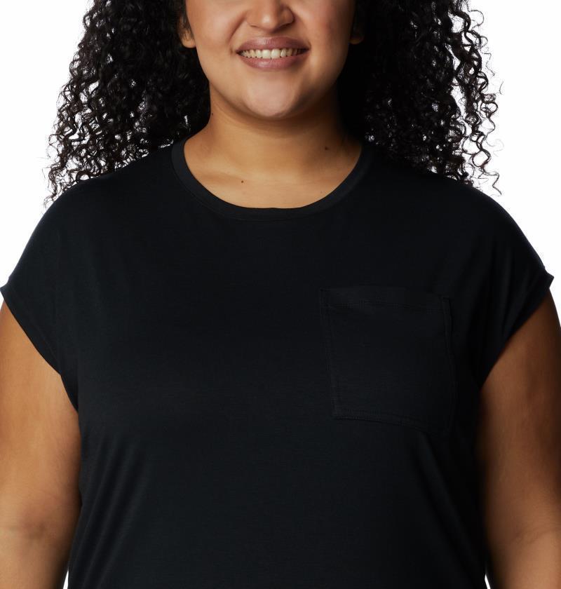 Boundless Trek SS Tee, Extended - Womens - Black 4