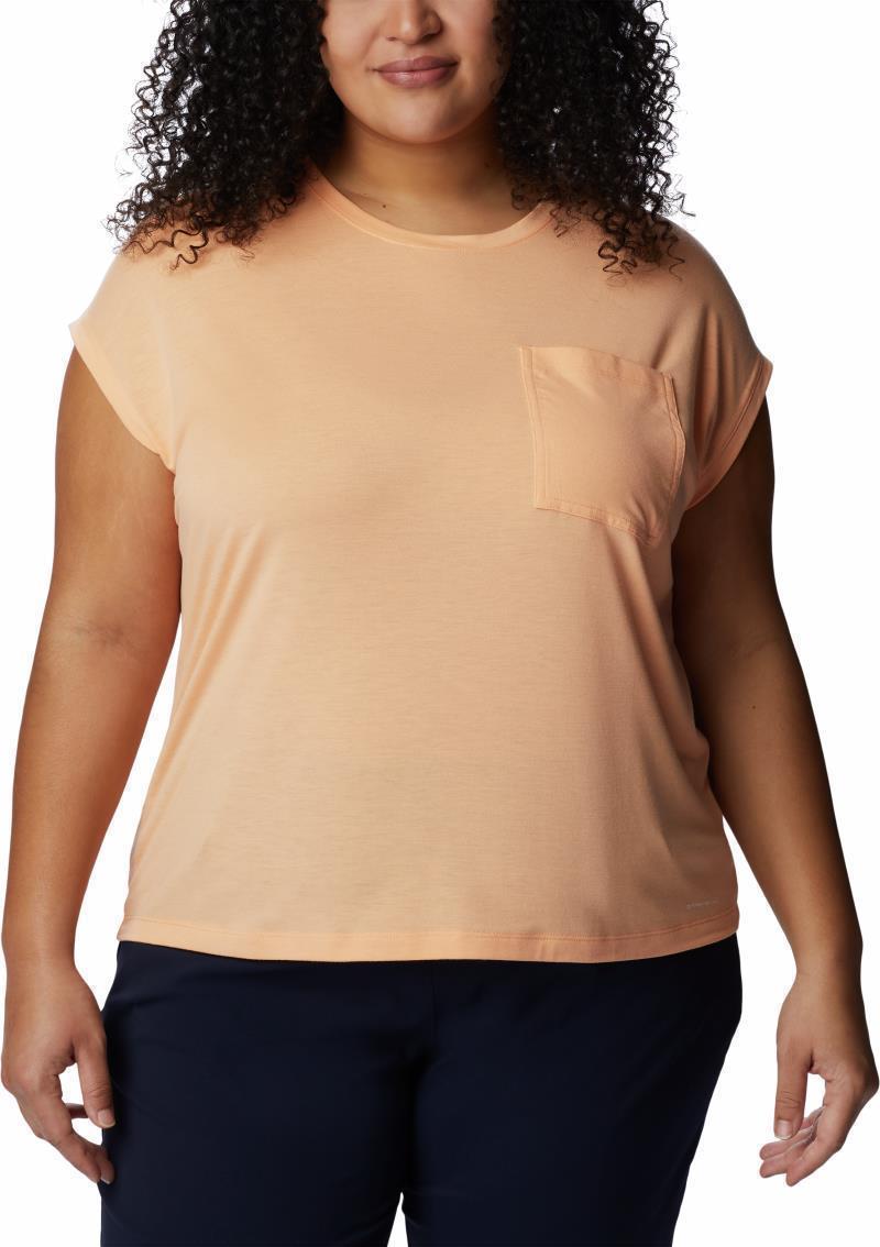 Boundless Trek SS Tee, Extended - Womens - Peach 1