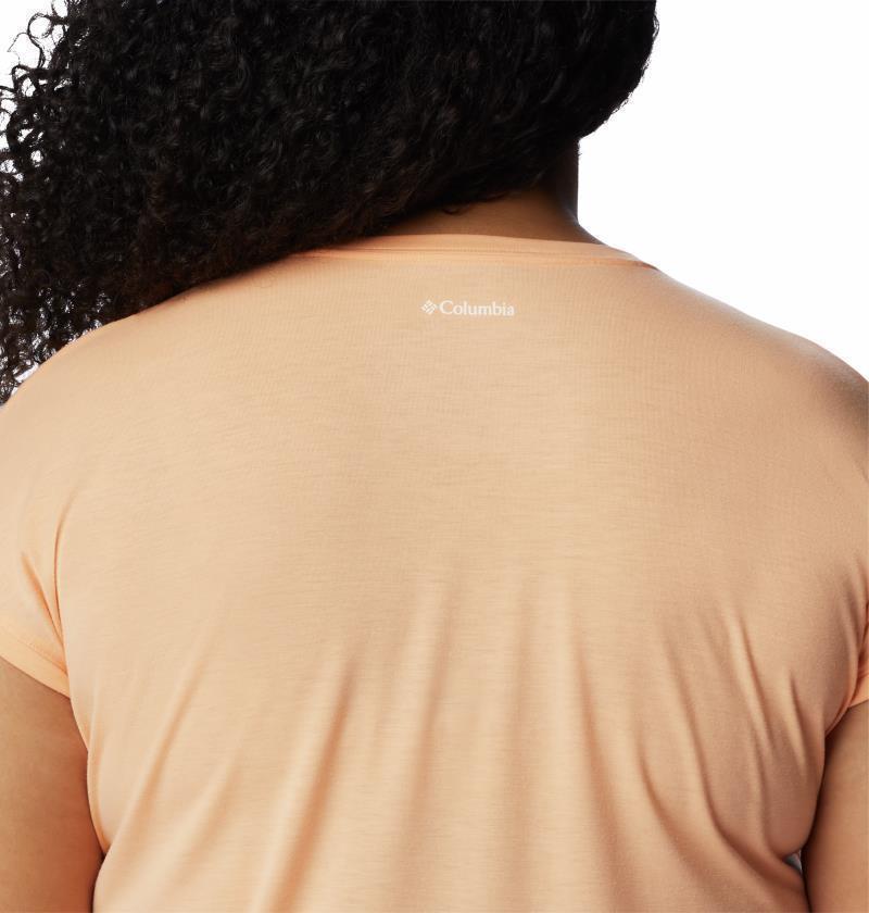 Boundless Trek SS Tee, Extended - Womens - Peach 3