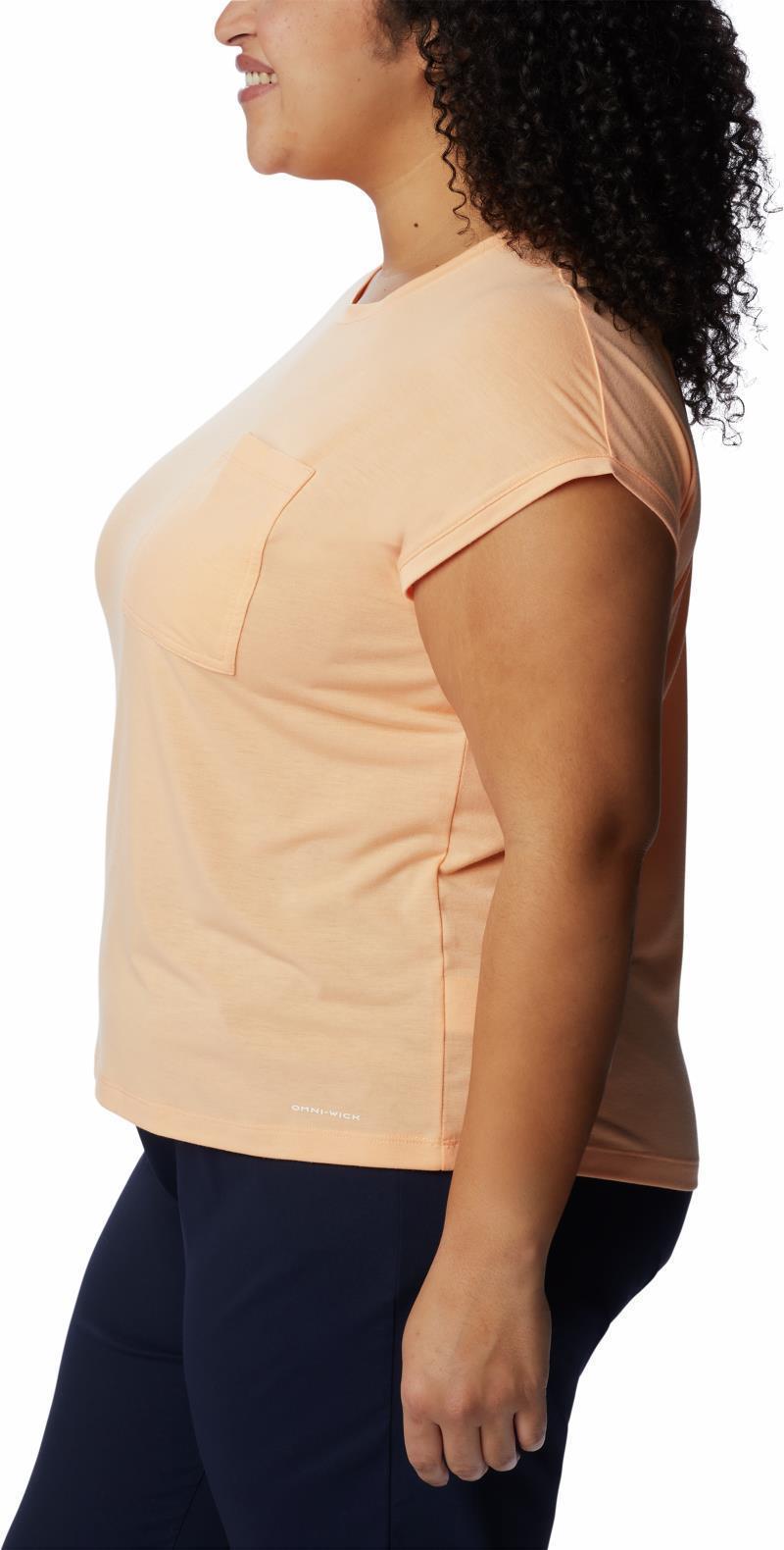 Boundless Trek SS Tee, Extended - Womens - Peach 5