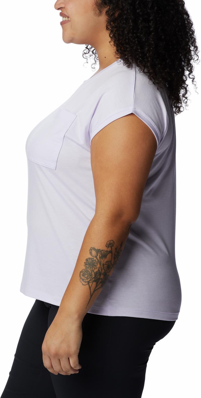 Boundless Trek SS Tee, Extended - Womens - Purple Tint 5
