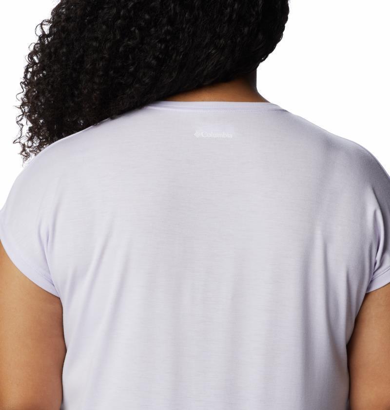 Boundless Trek SS Tee, Extended - Womens - Purple Tint 3