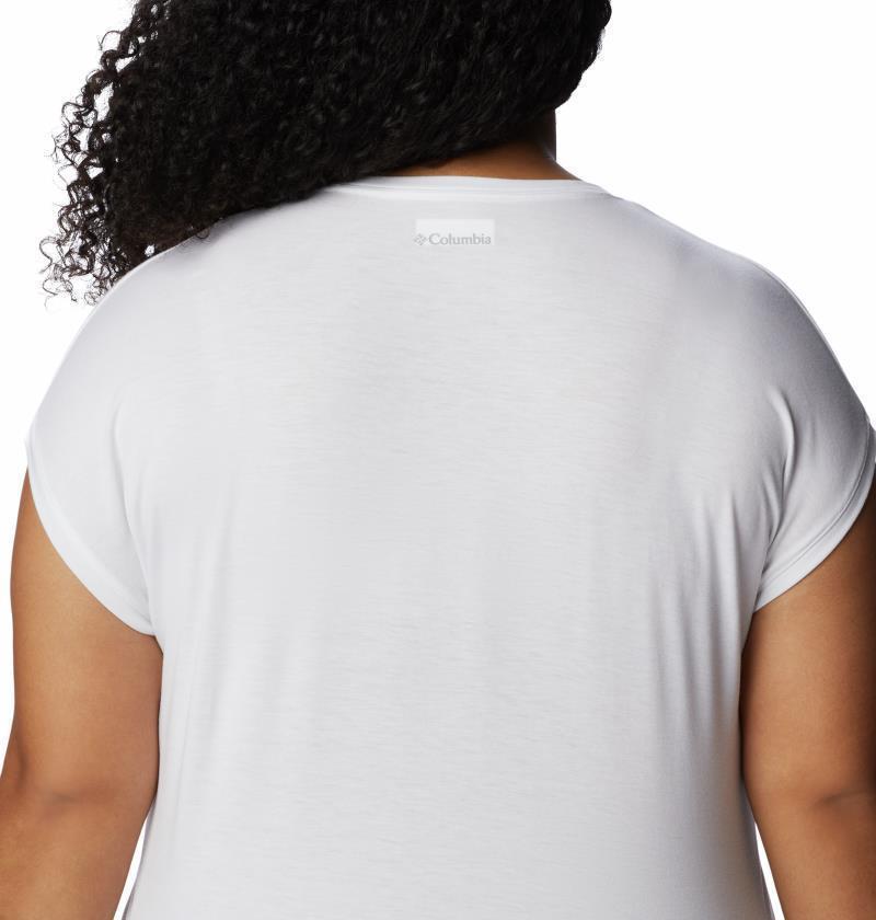 Boundless Trek SS Tee, Extended - Womens - White 3