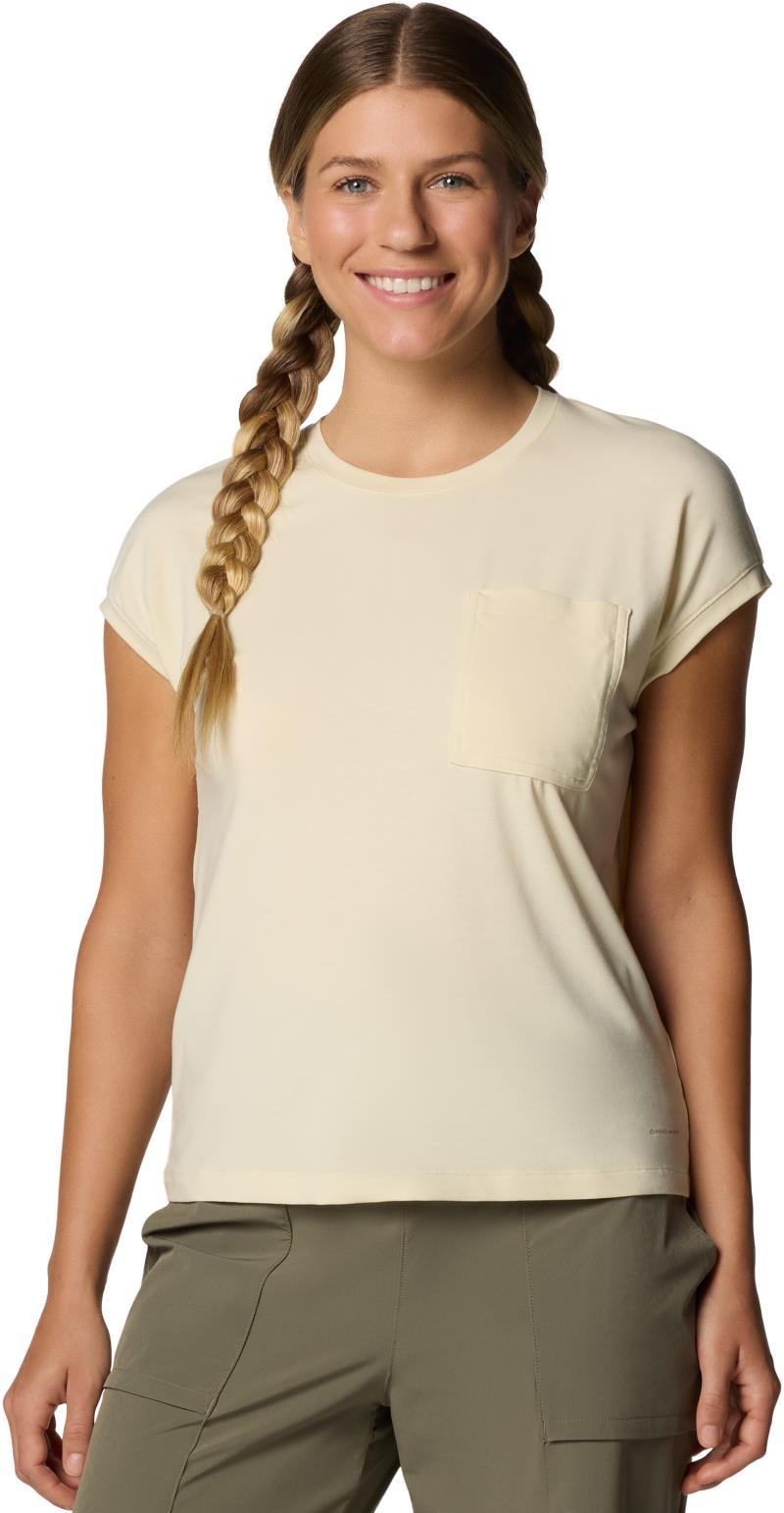 Boundless Trek SS Tee, Extended - Womens - lemon wash 1