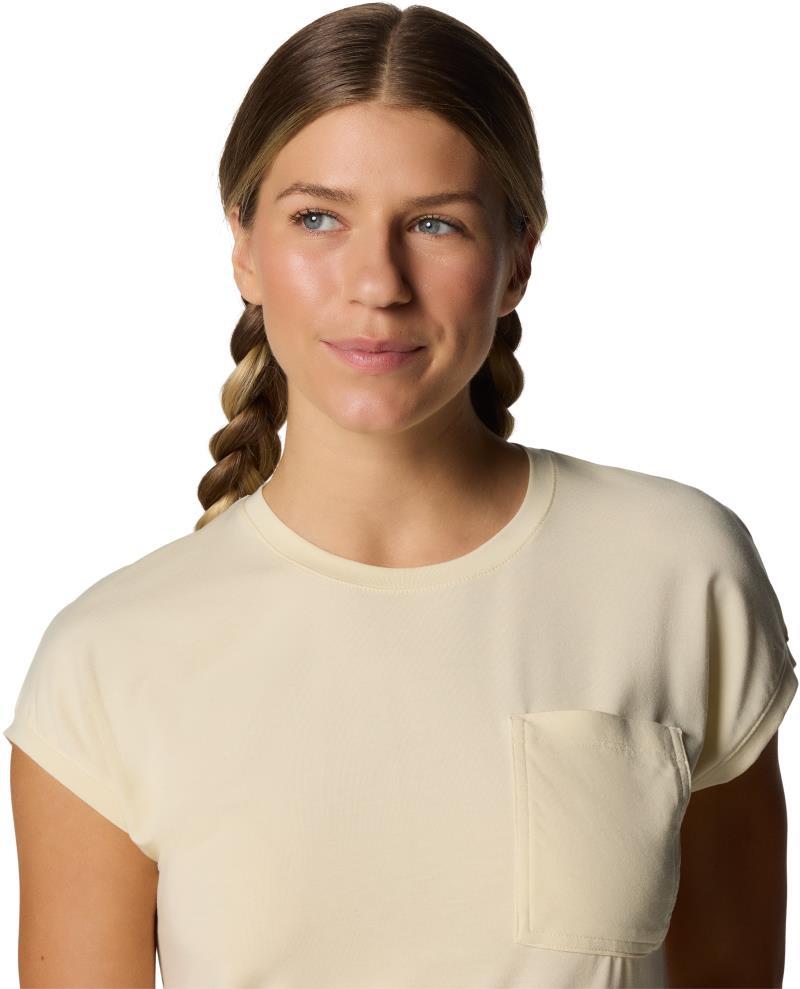 Boundless Trek SS Tee, Extended - Womens - lemon wash 1