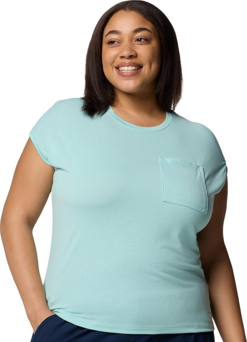 Boundless Trek SS Tee, Extended - Womens - spray 1