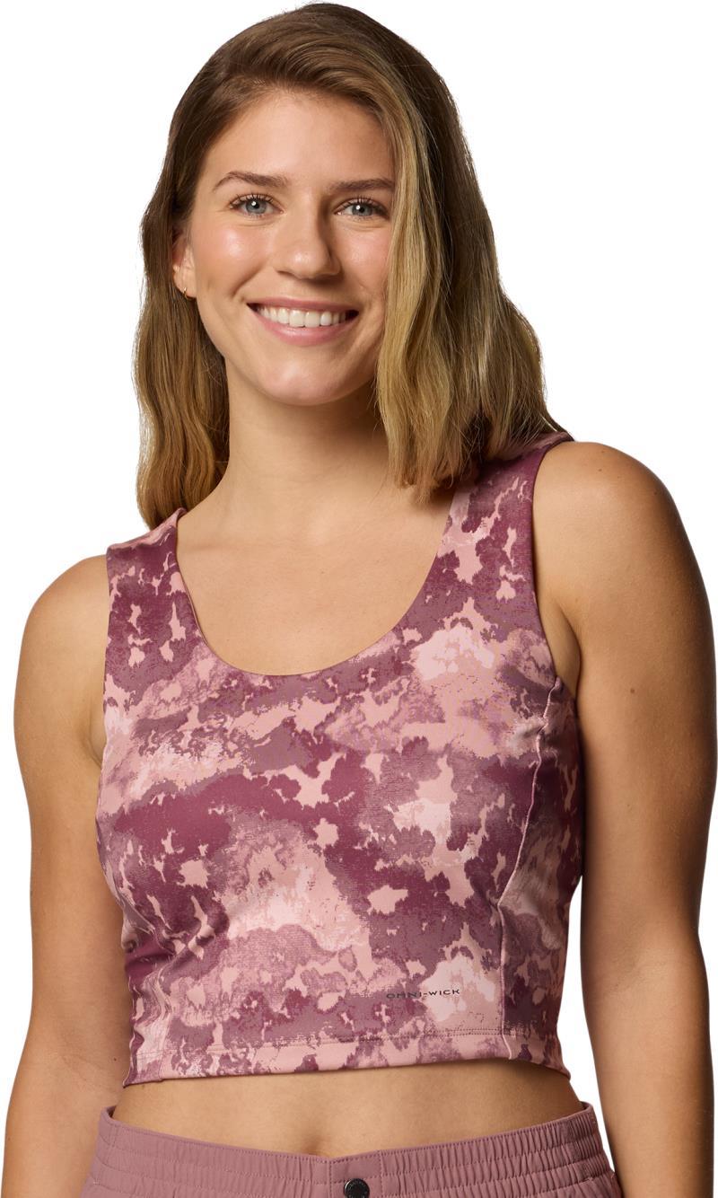 Boundless Trek Tank - Womens - eraser pink deco camo 1