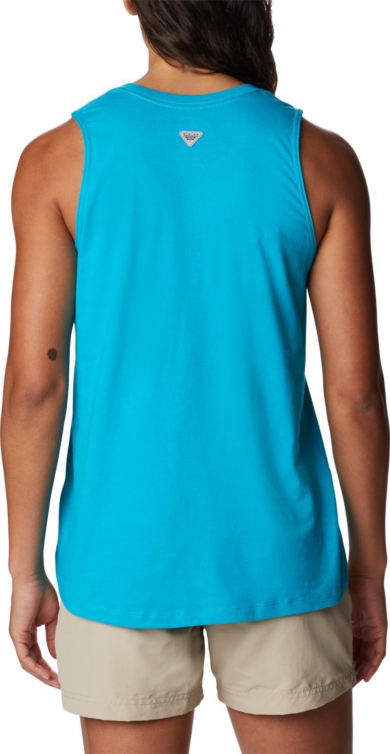 Bramley Bay Tank - Womens - ocean teal / fair weather fade graphic 1