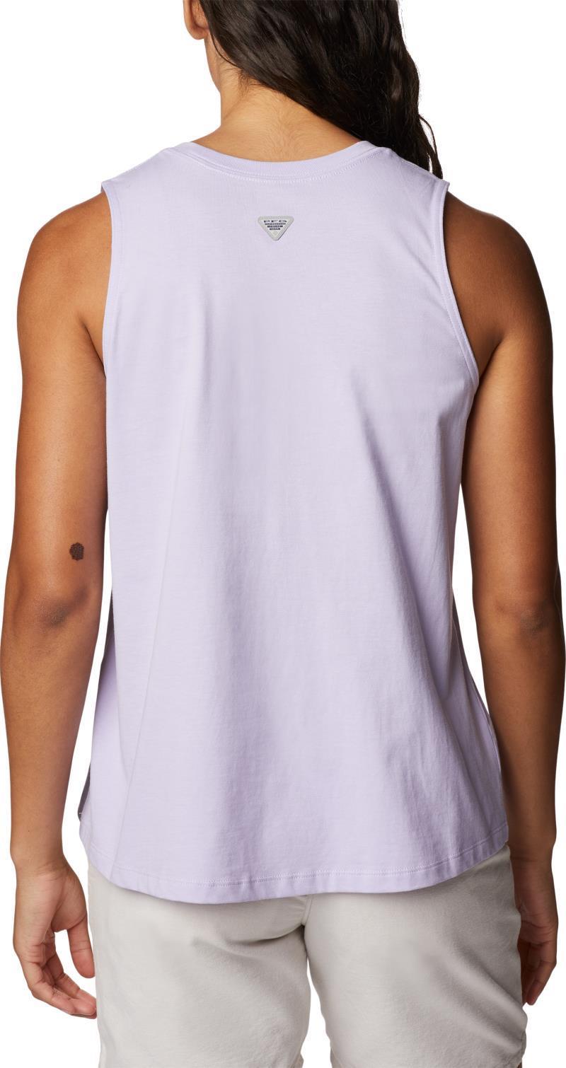 Bramley Bay Tank - Womens - soft violet / palapa palms graphic 1
