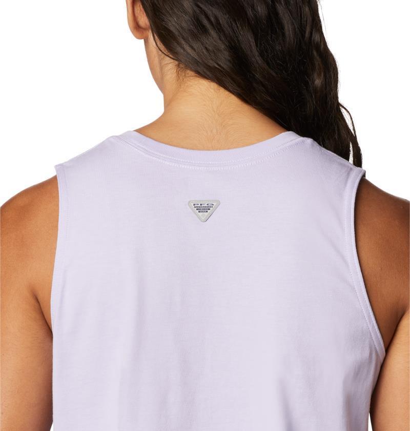 Bramley Bay Tank - Womens - soft violet / palapa palms graphic 1