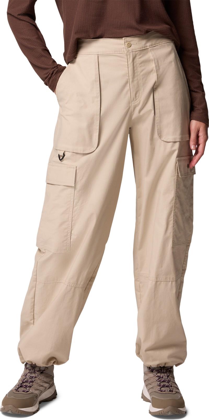 Brea Falls Cotton Ripstop Pants, Long, Extended - Womens - ancient fossil 1