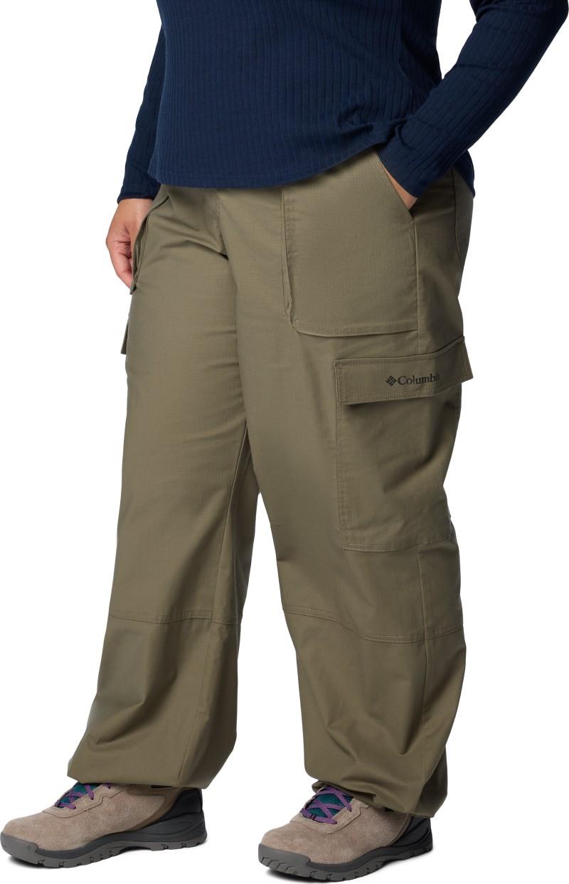 Brea Falls Cotton Ripstop Pants, Long, Extended - Womens - stone green 1