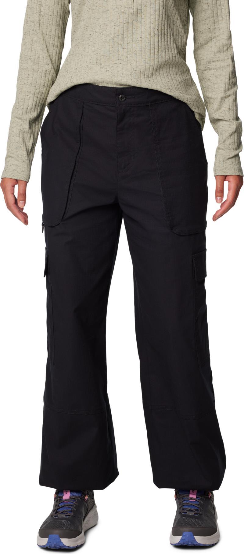 Brea Falls Cotton Ripstop Pants, Reg - Womens - Black 1