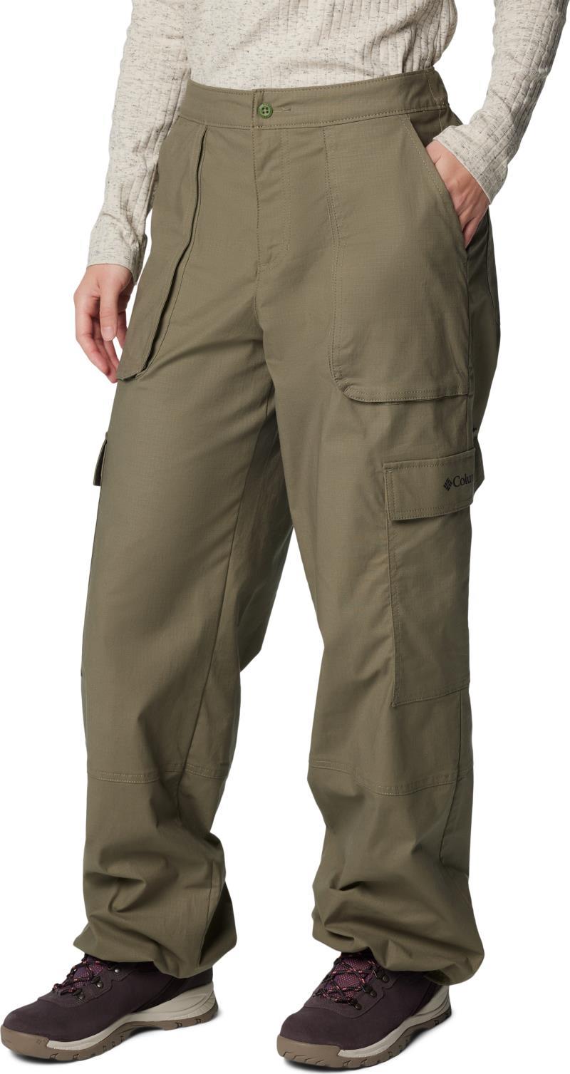 Brea Falls Cotton Ripstop Pants, Reg - Womens - Stone Green 2