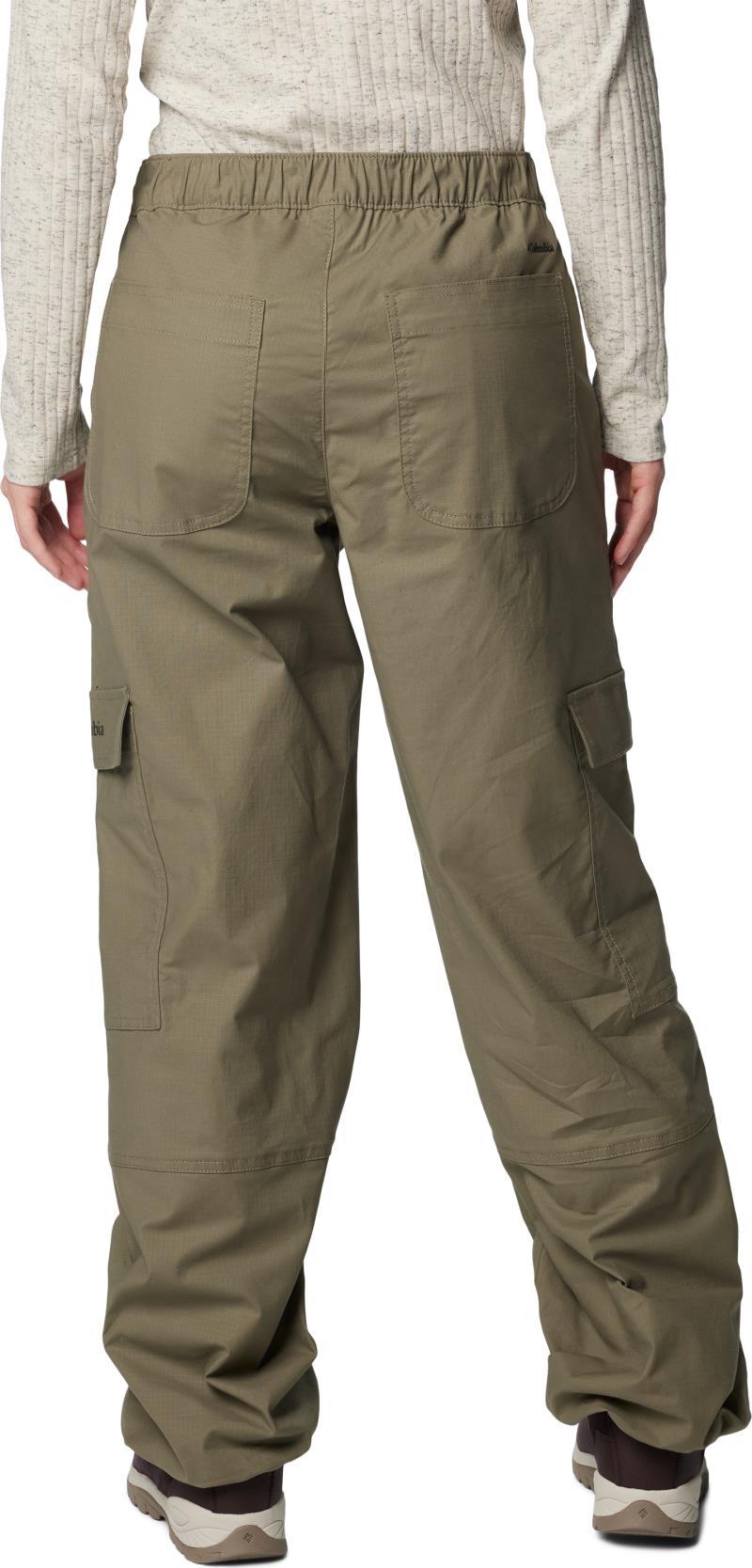 Brea Falls Cotton Ripstop Pants, Reg - Womens - Stone Green 3