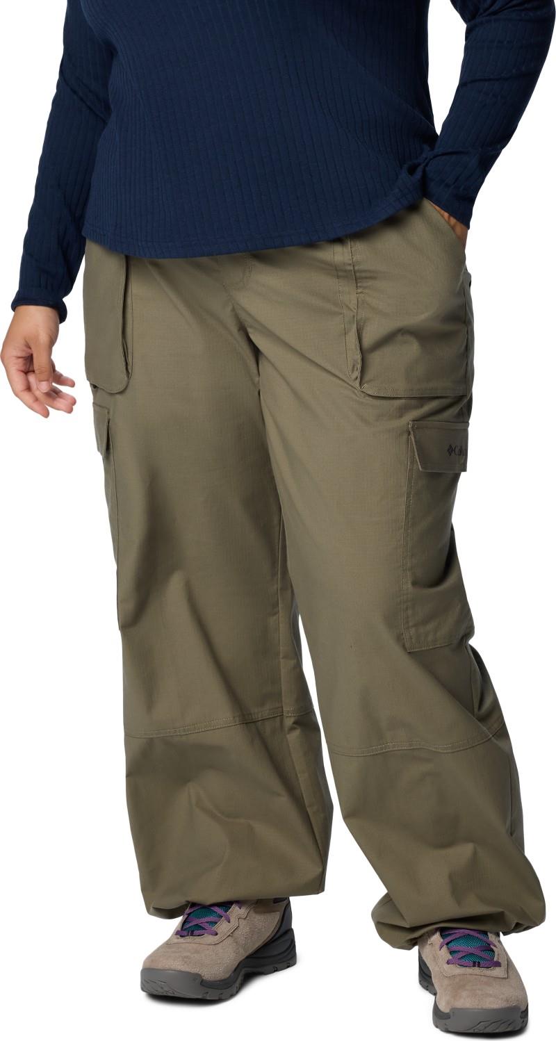 Brea Falls Cotton Ripstop Pants, Short, Extended - Womens - stone green 1