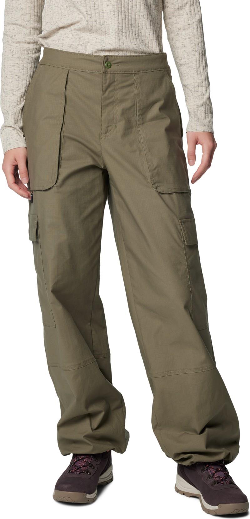 Brea Falls Cotton Ripstop Pants, Short - Womens - stone green 1
