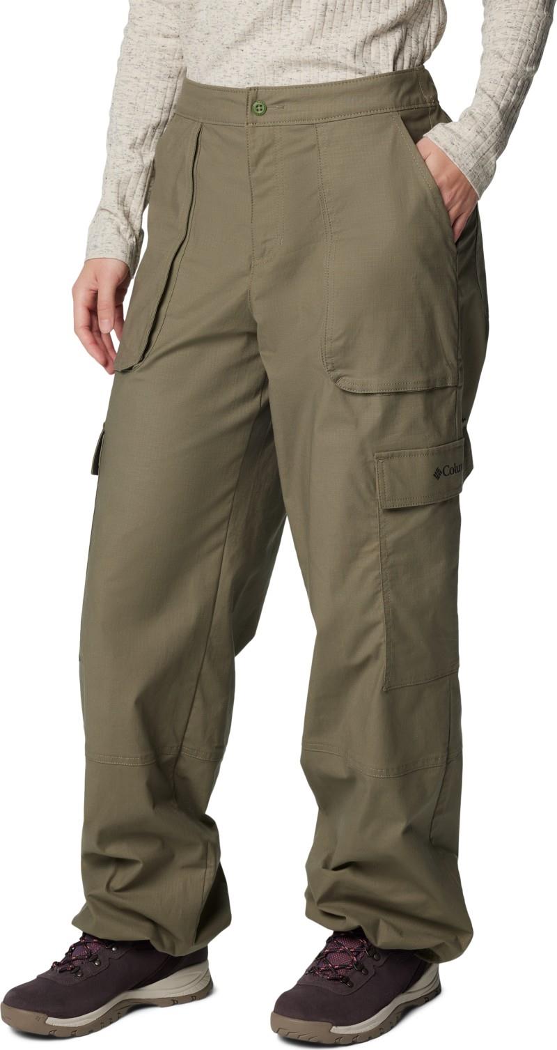 Brea Falls Cotton Ripstop Pants, Short - Womens - stone green 1