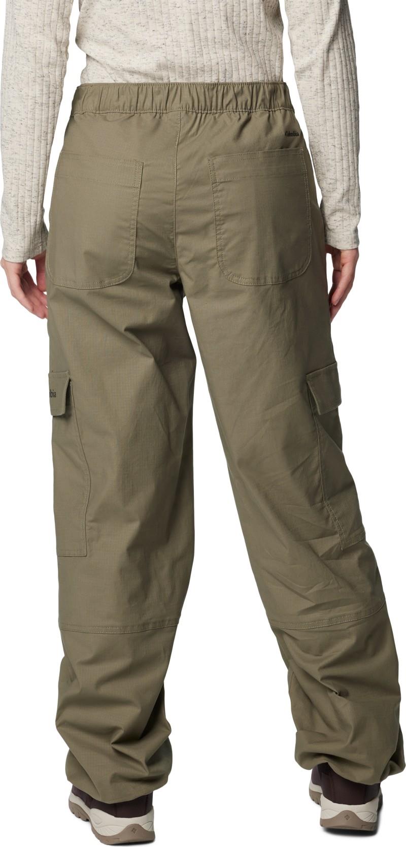 Brea Falls Cotton Ripstop Pants, Short - Womens - stone green 1