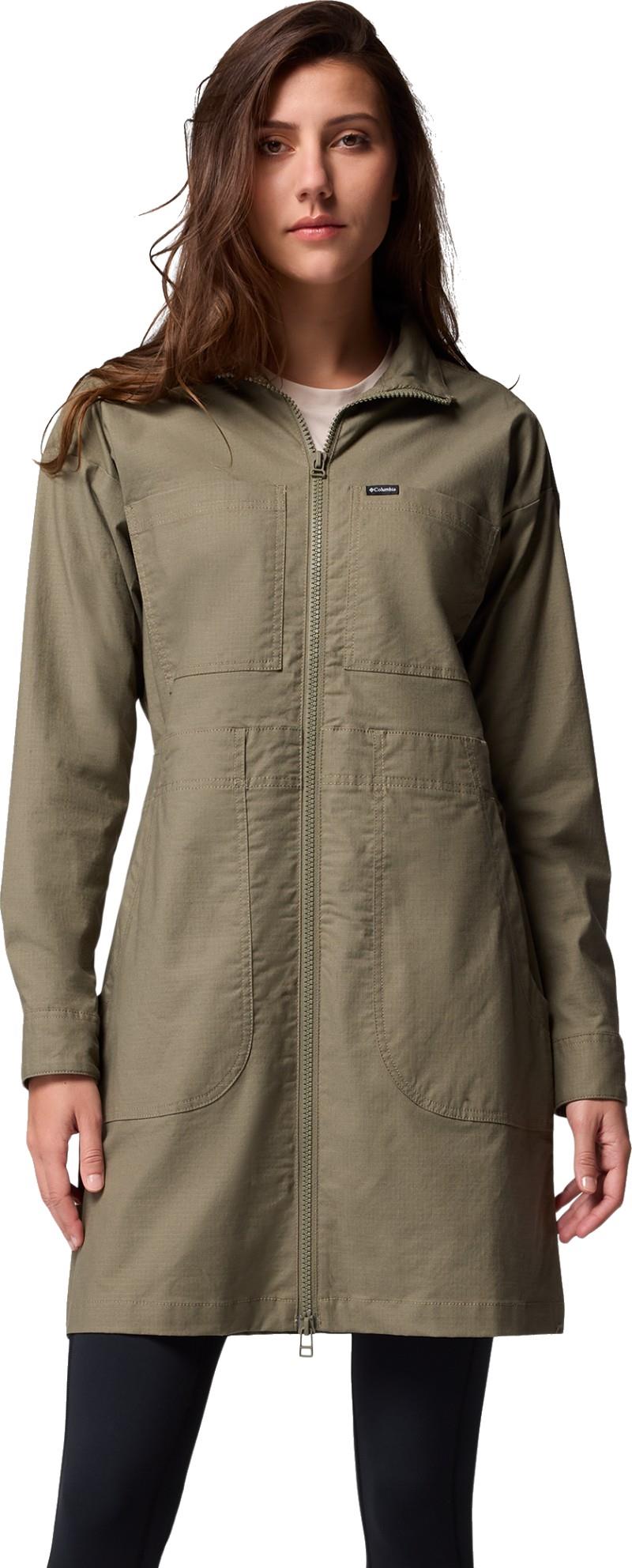 Brea Falls Dress - stone green 1