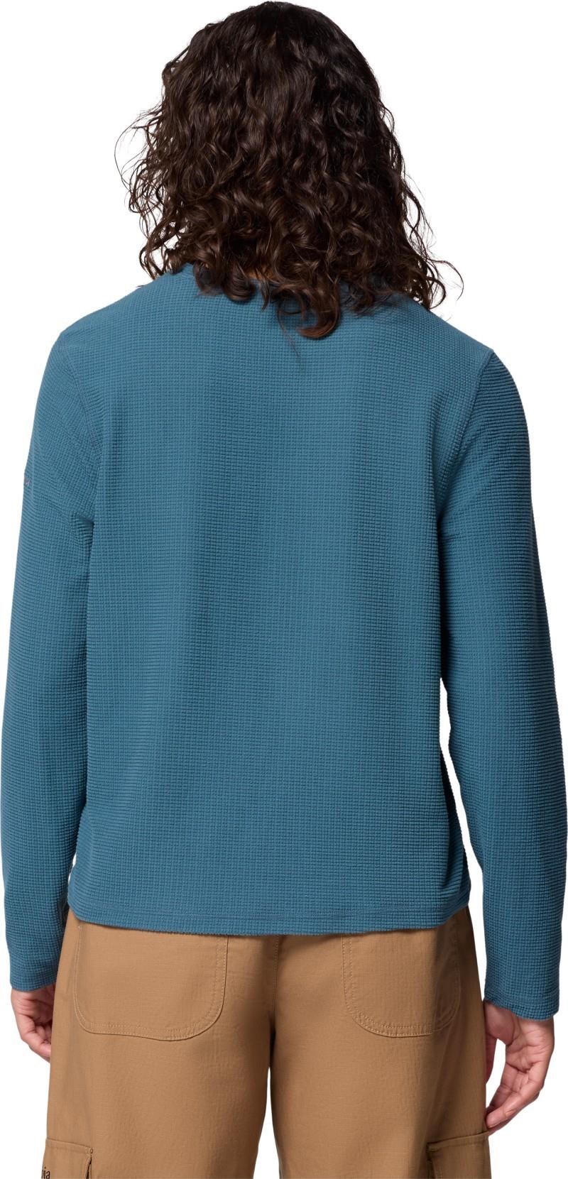 Brea Falls Grid Crew LS - Womens - everblue 1