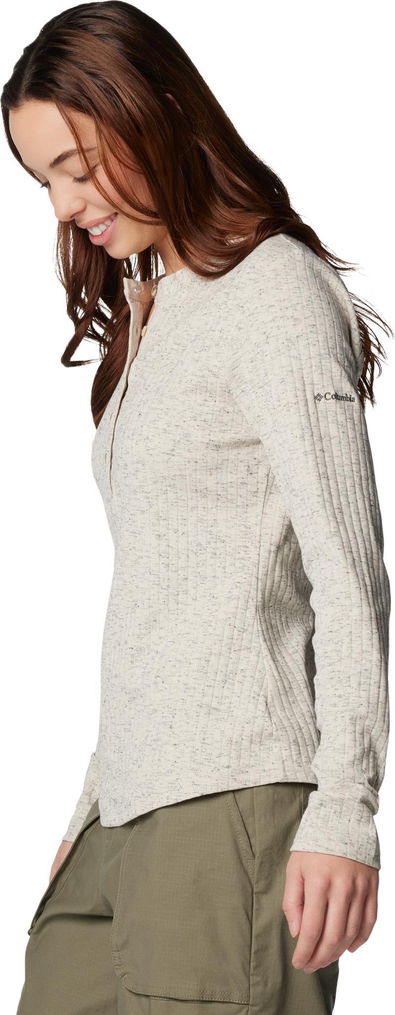 Brea Falls Henley LS - Womens - Dark Stone 2