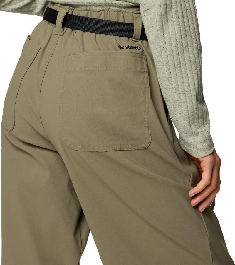 Brea Falls Nylon Pants, Long - Womens - stone green 1