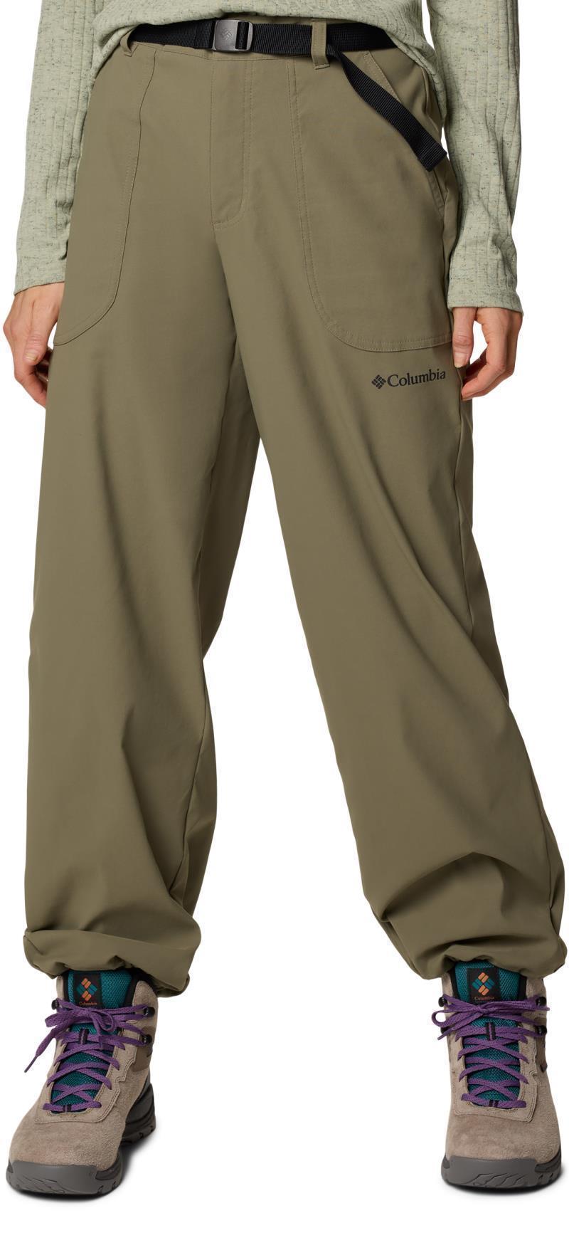 Brea Falls Nylon Pants, Long - Womens - stone green 1