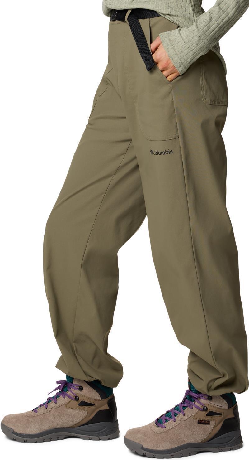 Brea Falls Nylon Pants, Long - Womens - stone green 1