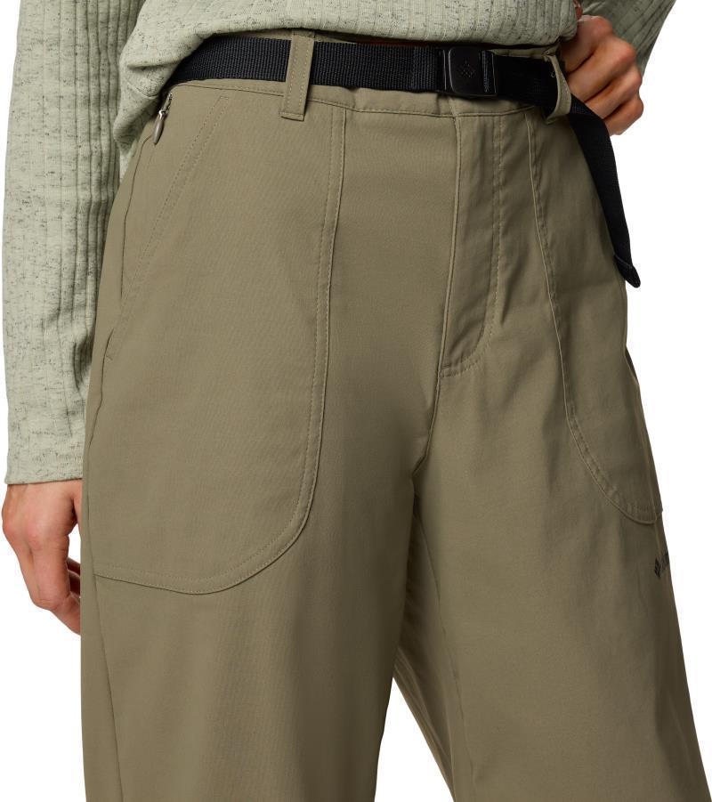 Brea Falls Nylon Pants, Long - Womens - stone green 1