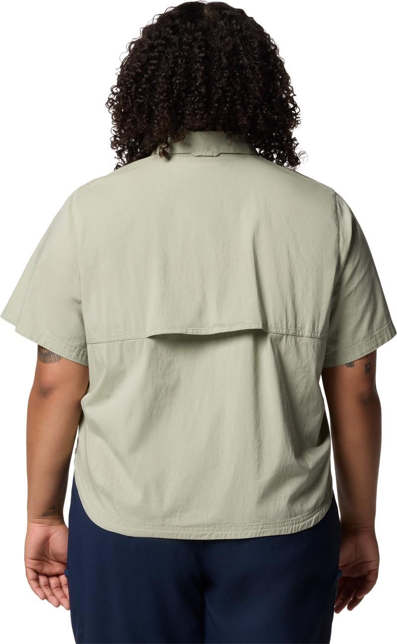 Brea Falls Woven SS, Extended - Womens - safari 1