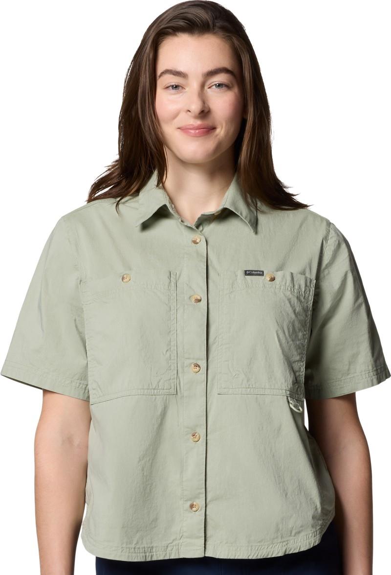 Brea Falls Woven SS - Womens - safari 1