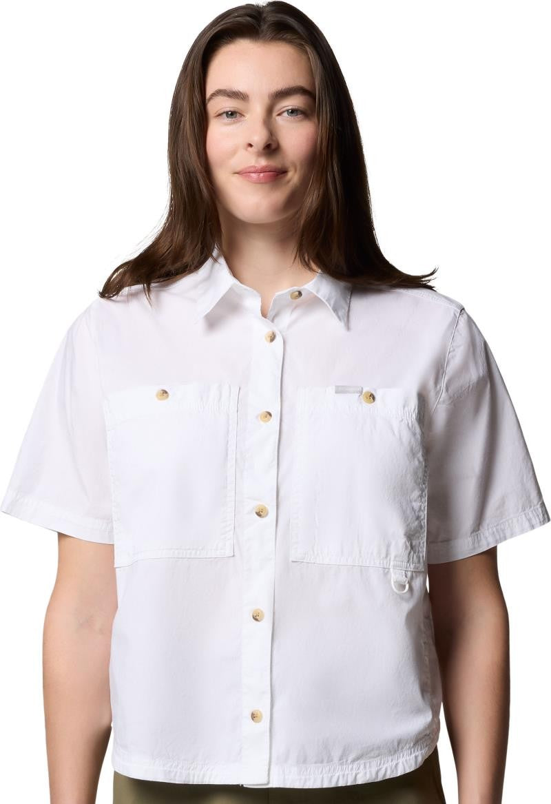 Brea Falls Woven SS - Womens - white 1