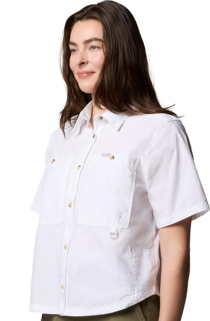 Brea Falls Woven SS - Womens - white 1