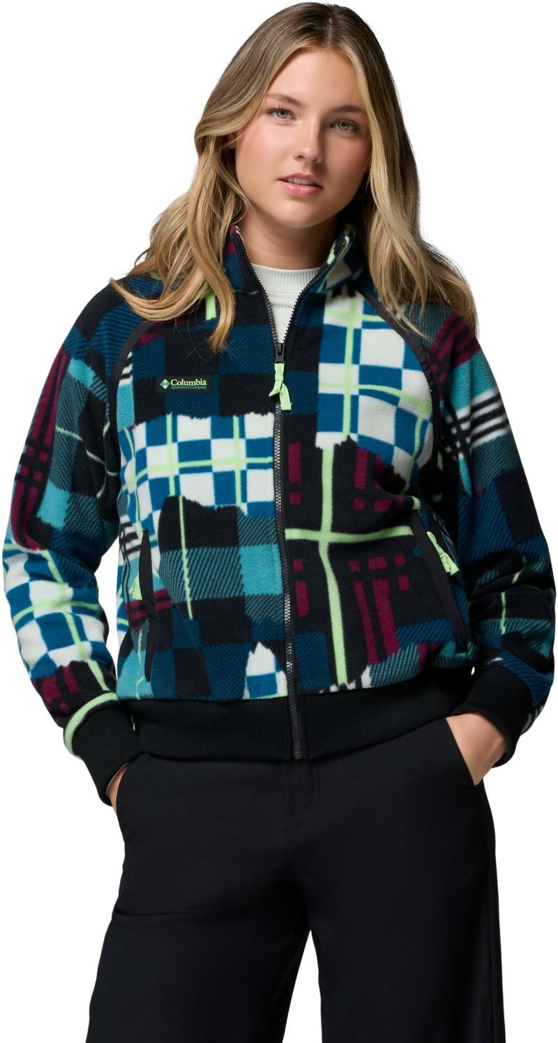 Bugaboo 1986 Fleece Jacket - Womens - teal / plaidpatch / black 1