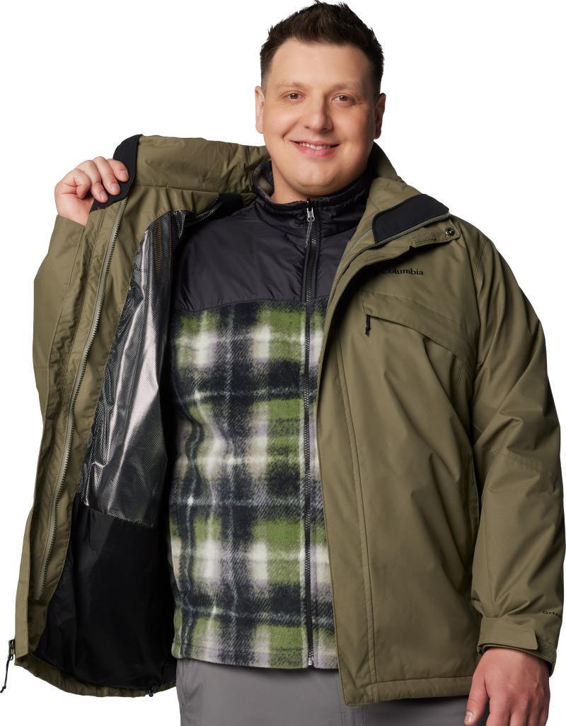 Bugaboo III Fleece Interchange Jacket, Extended - Mens - stone green 1