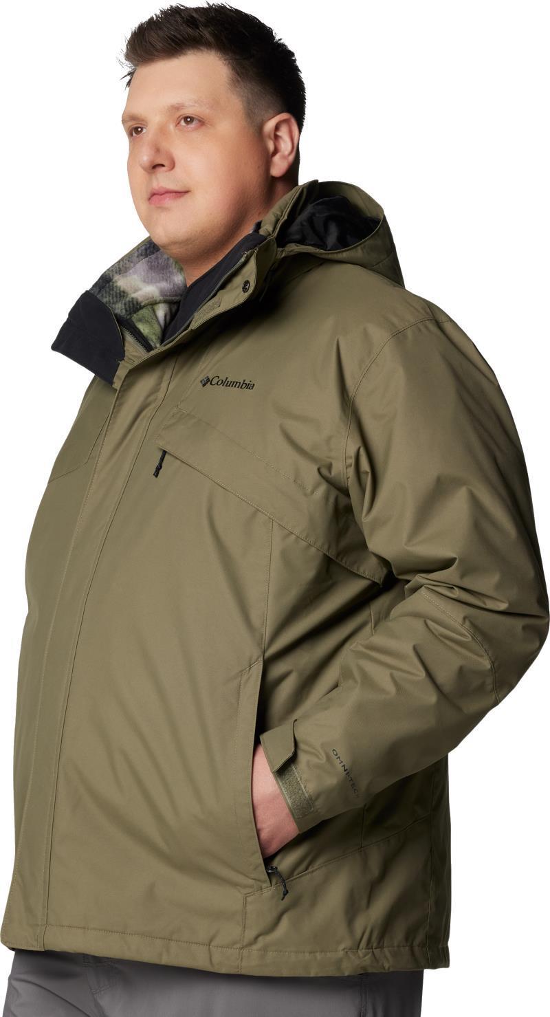 Bugaboo III Fleece Interchange Jacket, Extended - Mens - stone green 1