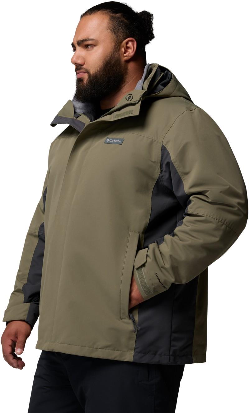 Bugaboo IV Fleece Interchange Jacket, Extended - Mens - stone green / shark 1