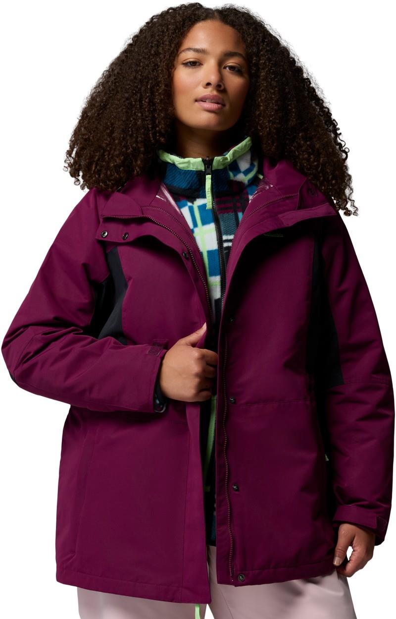 Bugaboo IV Fleece Interchange Jacket, Extended - Womens - marionberry / black 1