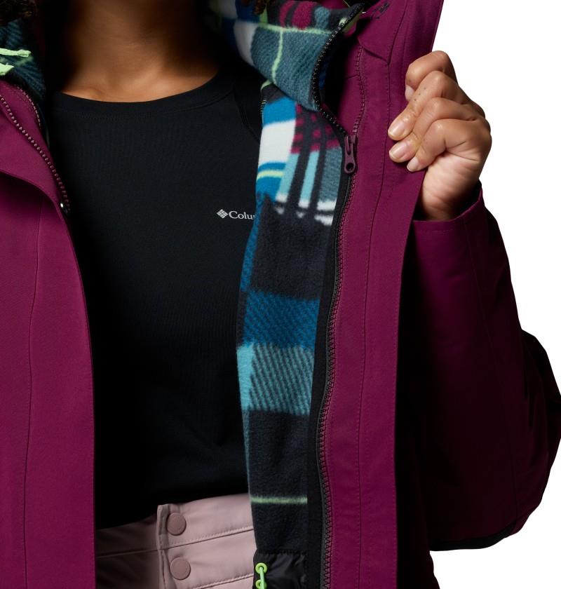 Bugaboo IV Fleece Interchange Jacket, Extended - Womens - marionberry / black 1