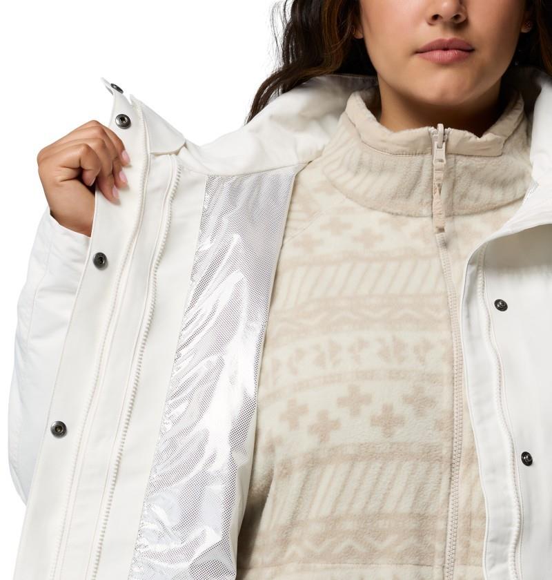 Bugaboo IV Fleece Interchange Jacket, Extended - Womens - sea salt / ancient fossil 1