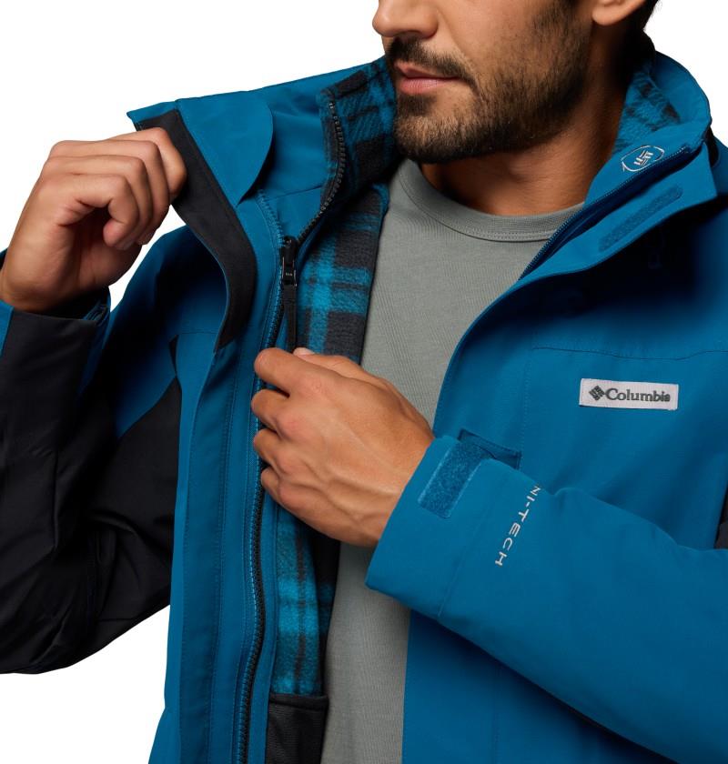 Bugaboo IV Fleece Interchange Jacket, Tall - Mens - phoenix blue / black 1