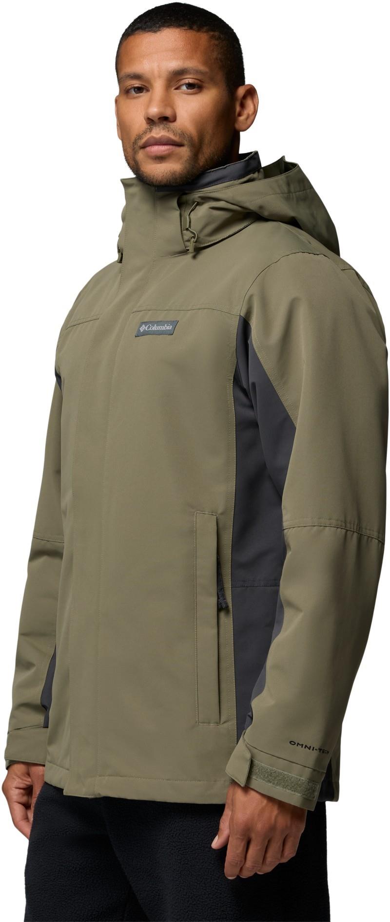 Bugaboo IV Fleece Interchange Jacket, Tall - Mens - stone green / shark 1