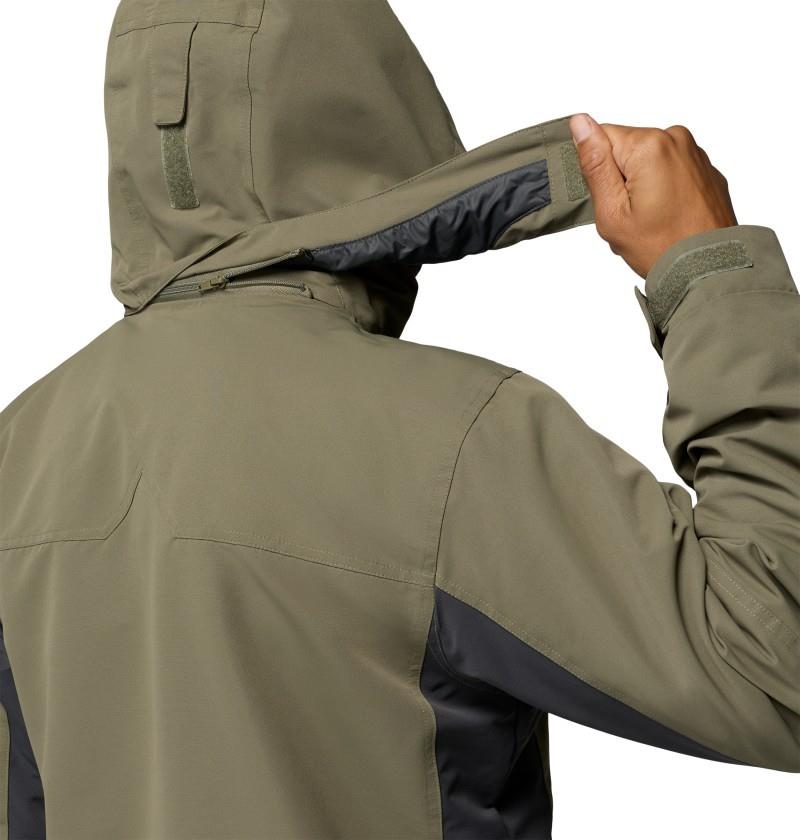 Bugaboo IV Fleece Interchange Jacket, Tall - Mens - stone green / shark 1
